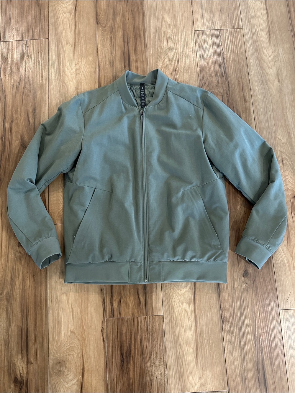 Lululemon Men's Olive Green Bomber Jacket size Large
